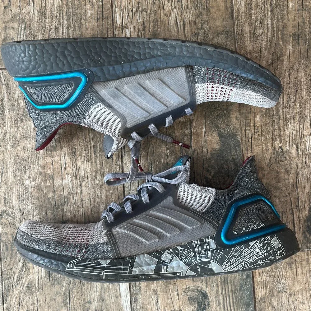 Men's Adidas x Star Wars Ultra Boost 19 Star Wars Millennium Falcon - Picture 6 of 9